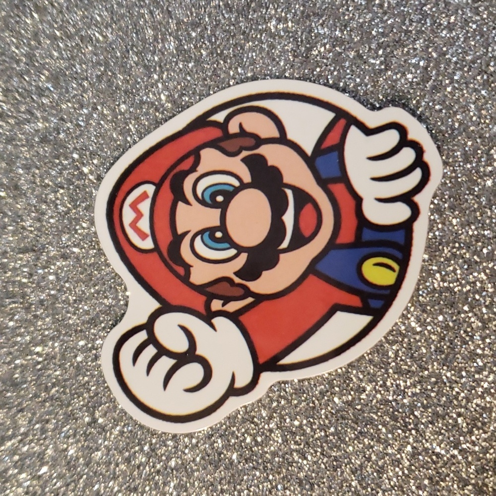 SUPER MARIO WATERPOOF Sticker